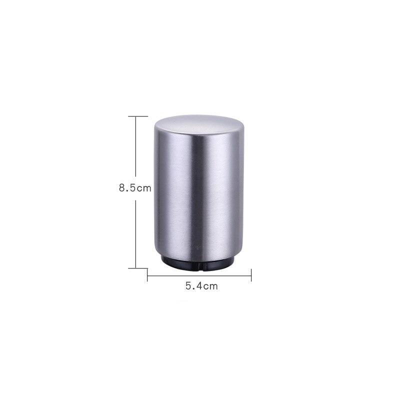 Stainless Steel Bottle Opener Automatic Beer Soda Cap Wine Drinking Bottle Opener Set Kitchen Accessories Kitchen Tools: silver