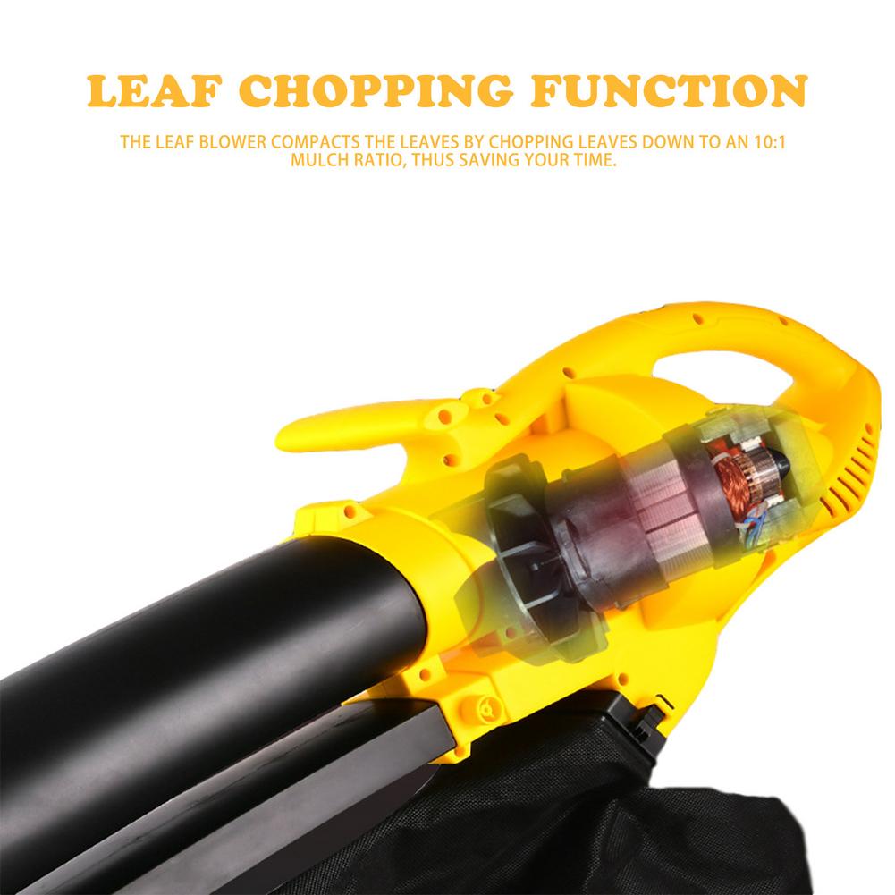Power Tool Leaf Suction Machine High-power Portable Garden Leaf Shredder Blowing And Suction Dual Purpose Hair Dryer