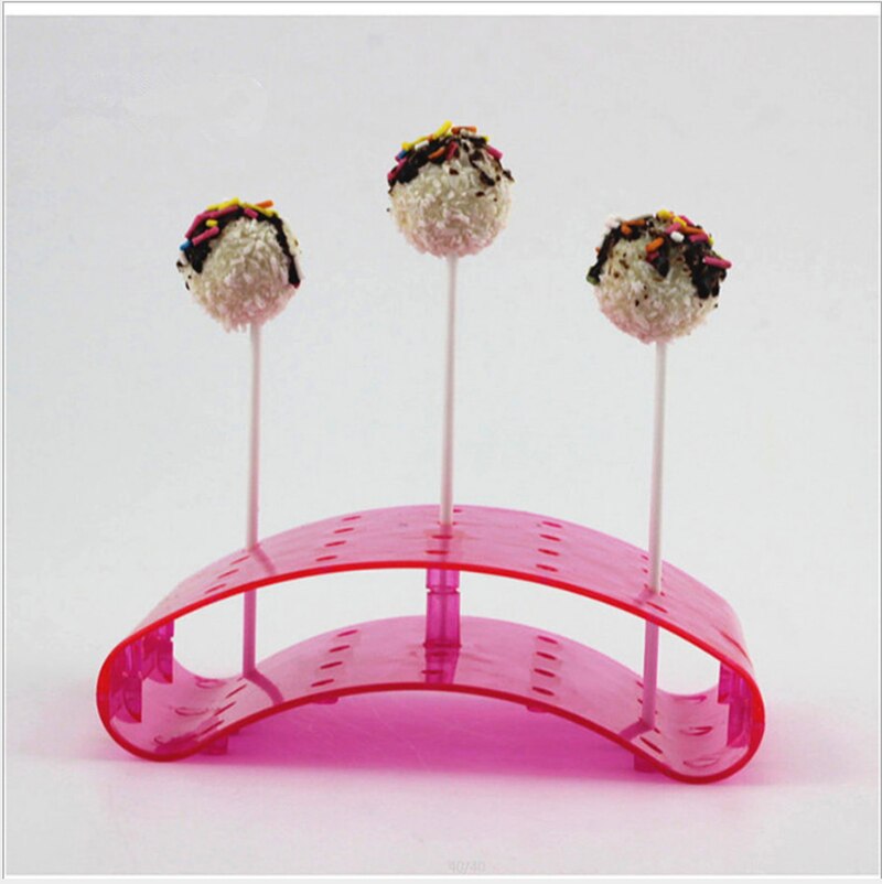 20 Gaten Cake Stand Pop Lollipop Stands Cake Display Stand Houder Lolly U-vormige Display Diy Bakvormen Taart Keuken Gadgets