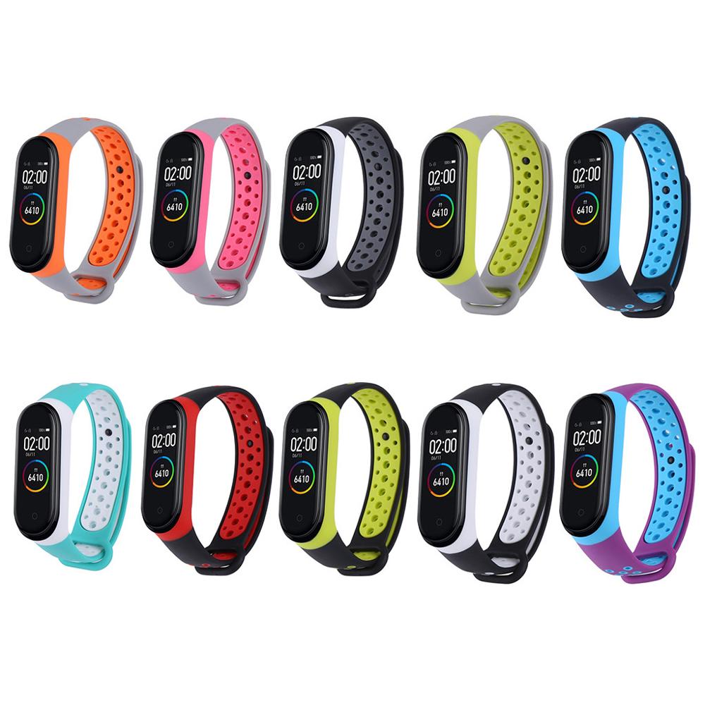 Correa de silicona para Xiaomi Mi Band 3 y 4, correa de silicona para relojes inteligentes, pulsera de silicona, accesorios para reloj inteligente mi band 3 y Mi Band 4