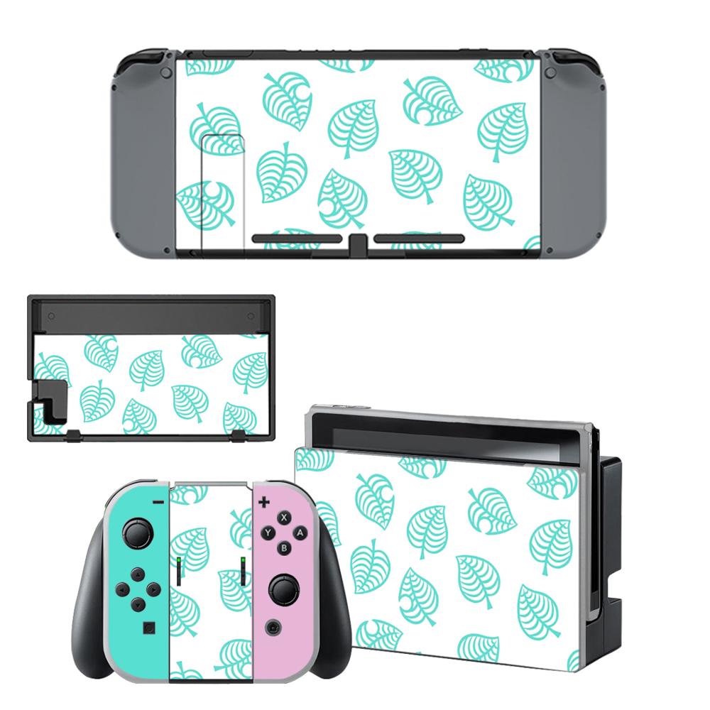 Animal Crossing Skin Sticker vinyl for Nintendo Switch sticker skin NS Console and Joy-Con Controllers: KYSNS0778