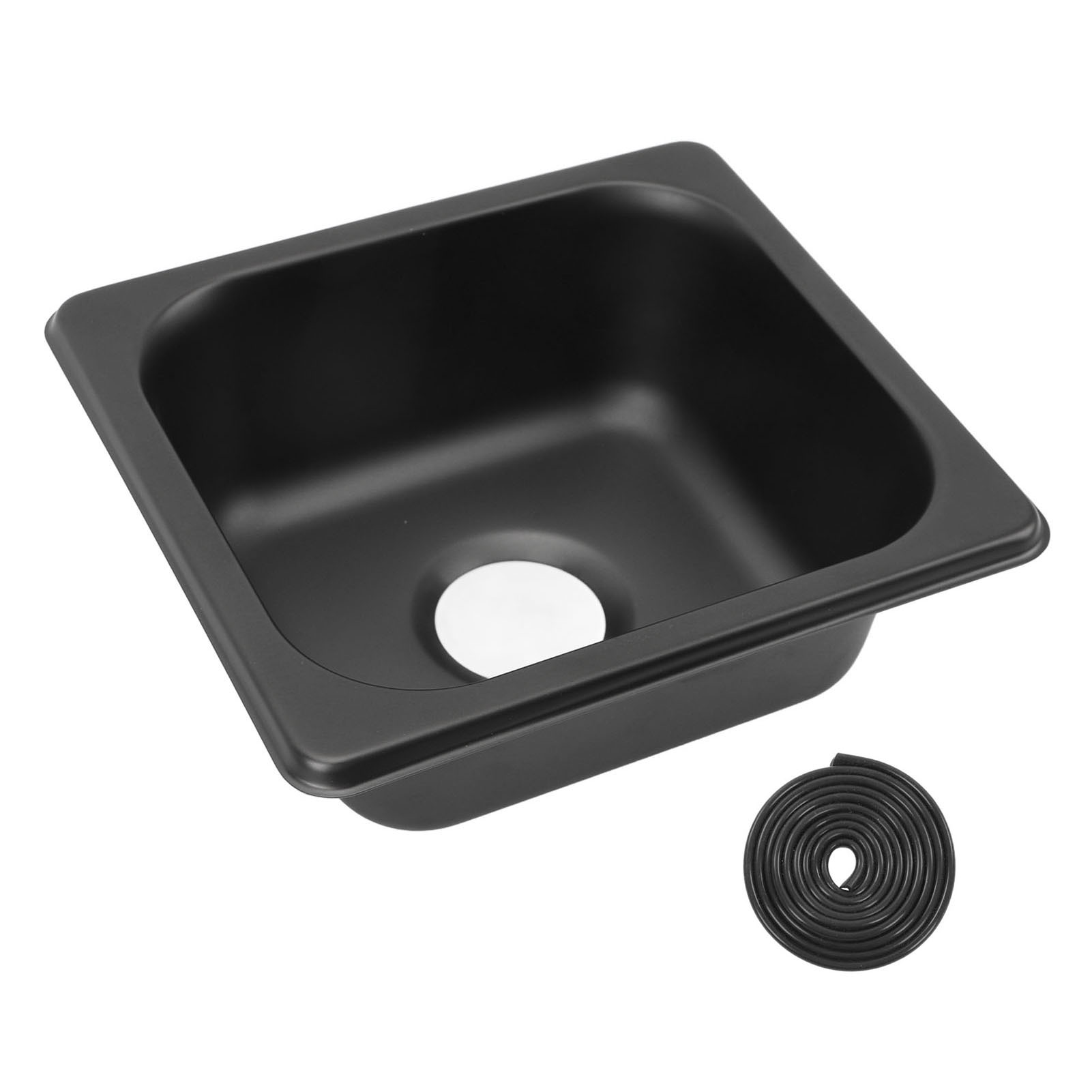175X160X70mm RV Sink Stainless Steel Large Capacity In Bar Washbasin For Boat Caravan Camper: Default Title