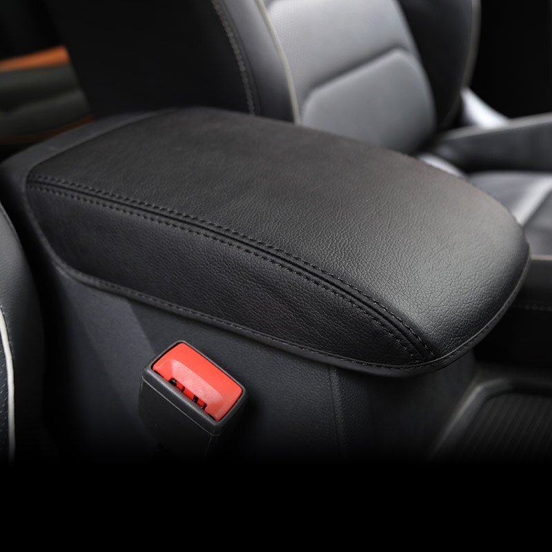 Coche para compartimento de apoyabrazos Central mano cubierta de cojín funda protectora de cuero para la decoración de Volkswagen Tiguan mk2 18 de de
