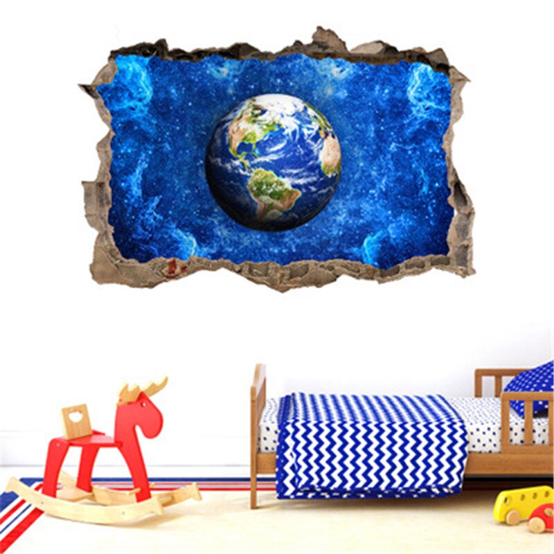 3D Beach Waves Window Wall Stickers For Living Room Bedroom Home Decor Scenery Wall Mural Art Landscape Vinly Decals Muursticker: Gray