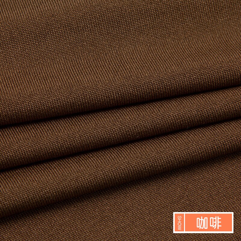 Hohe-festigkeit Gestrickte vier-seitige strecken Milch Seide Spandex Stoff Leistung tanzen Kleidung Sofa Stuhl Abdeckung Einfarbig stoff: Kaffee