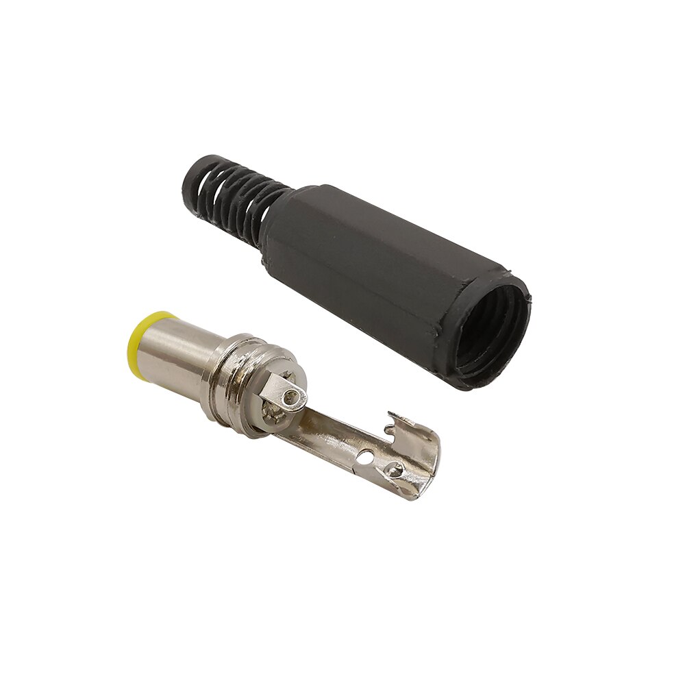 5Pcs 6.5mm x 4.4mm with 1.3mm Pin DC Connector 6.5*4.4 mm DC Power Male Plug Jack Charger DIY Parts Adapter Yellow Head