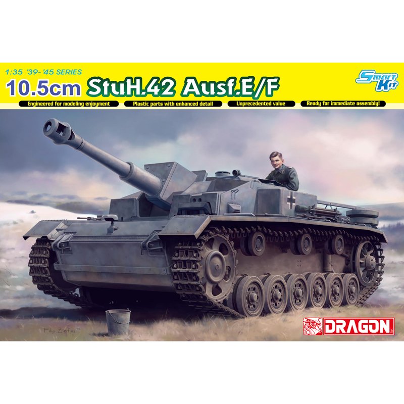 DRAGON 6834 10.5 cm StuH.42 Ausf. E/F-Schaal model Kit