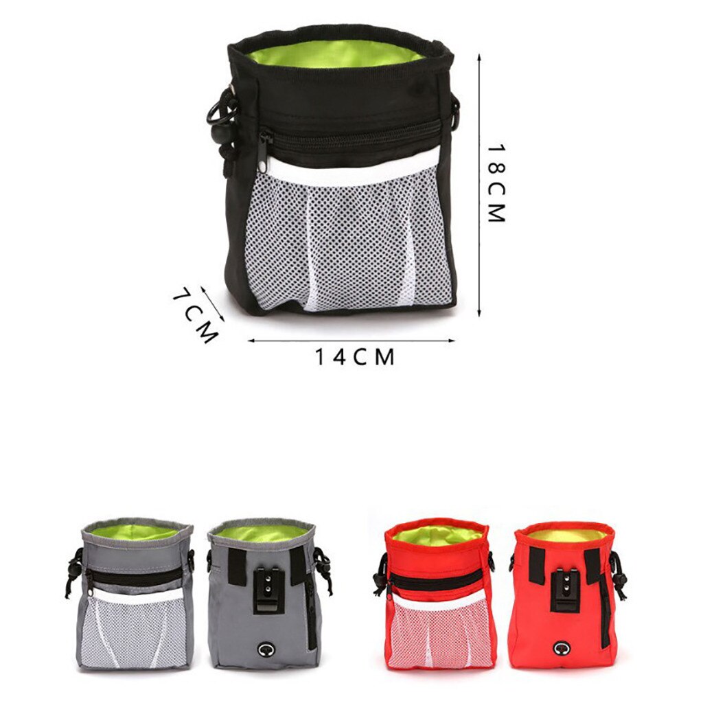 Puppy Training Interactive Dog Supplies Dog Treat Training Pouch Built-in Poop Bag Dispenser Easily Carries Running Bag