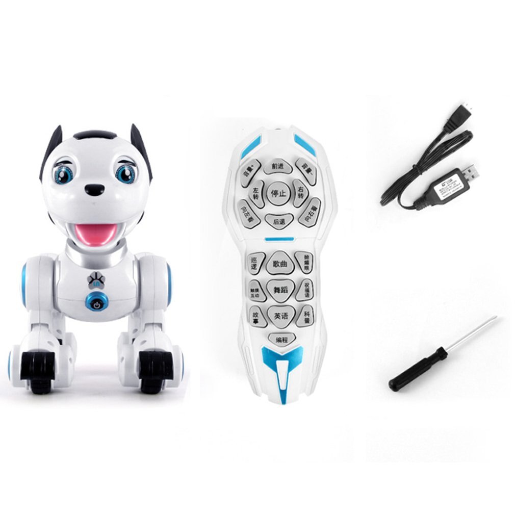 Intelligente Afstandsbediening Robot Hond Interactie Walking Dans Speelgoed Programmeerbare Robot Elektronische Huisdier Met Licht En Geluid