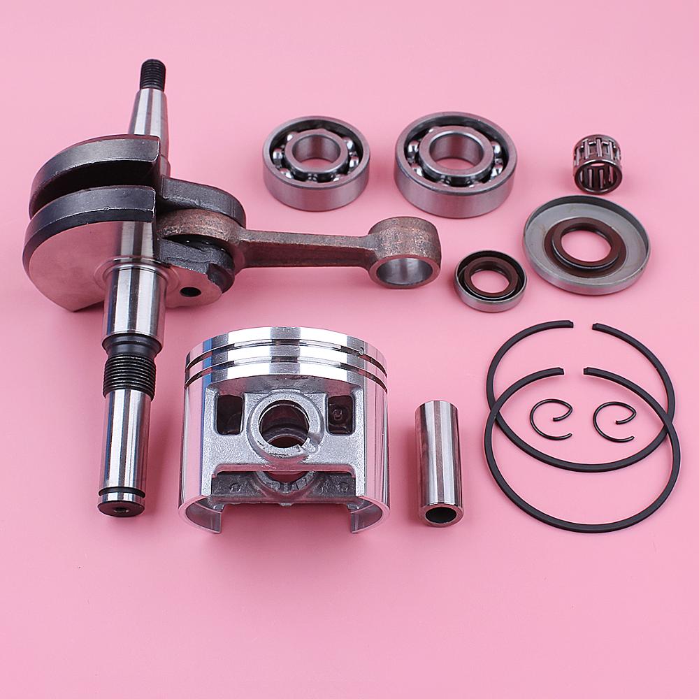 Kit de pistón de 52mm de sello de aceite de cojinete de cigüeñal para Stihl MS380 038, pieza de repuesto de motosierra 1119 030 0400