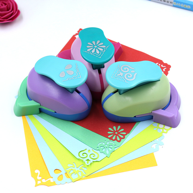 Embossing DIY Corner Paper Printing Card Cutter Scrapbook Shaper Large Device Hole Punch Kids Handmade Craft Furador Eva