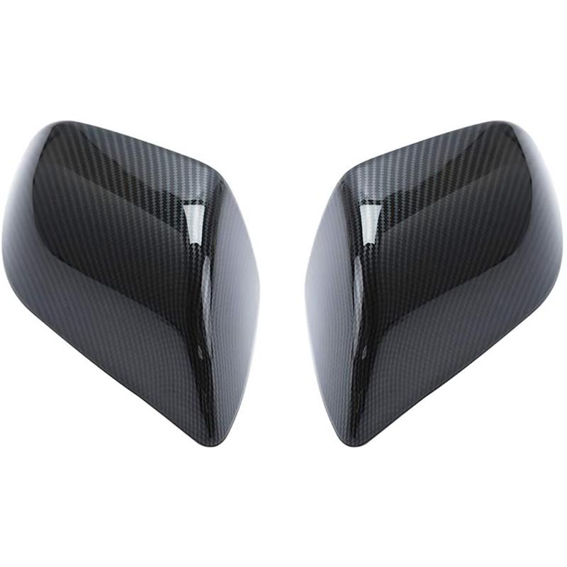 Zijspiegel Cover Plastic Cover Carbon Fiber Buiten Spiegels Cap Vervanging Compatibel Voor Tesla Model 3