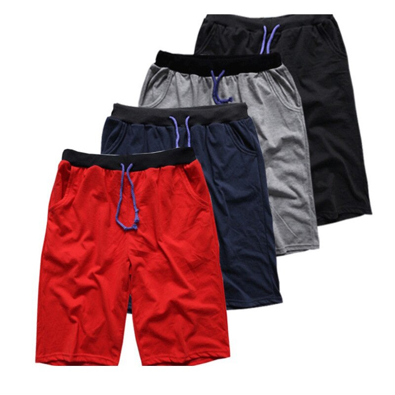 Heren hardloopshorts jogger casual slim zachte korte broek merk effen torridity basketbal voetbal joggingbroek grote maten: Rood / Xl