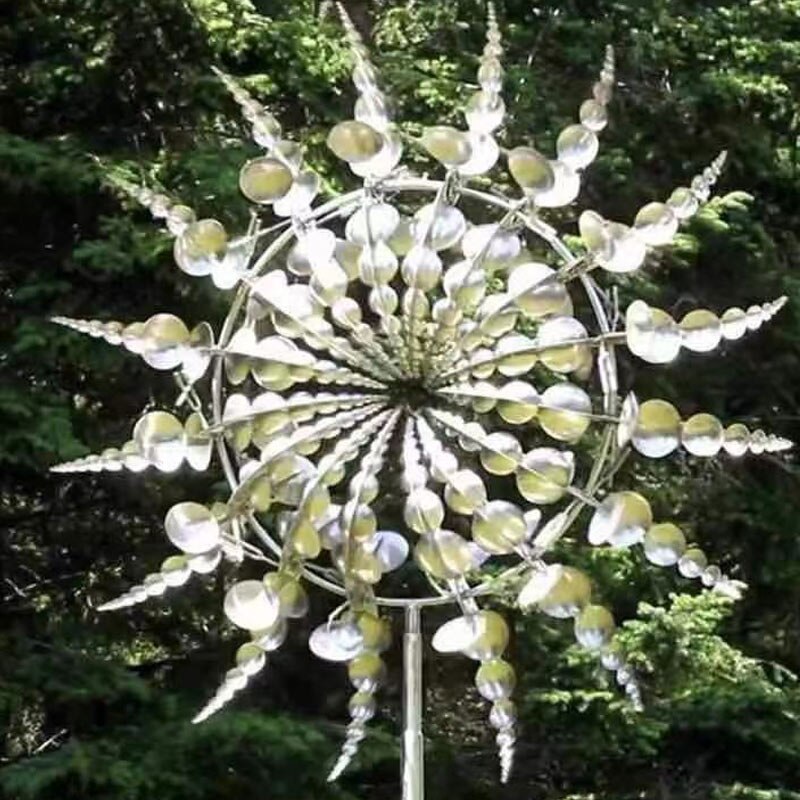 Unique and Magical Metal Windmill Outdoor Patio Lawn Garden Decoration 2022 Outdoor Wind Spinner Wind Collector Catcher