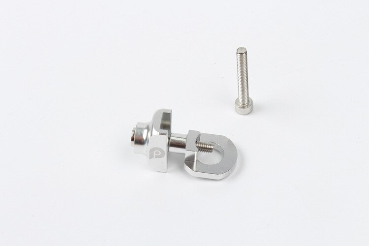 Cykelkæde strammer styrekæde justere 14 tommer foldecykel trækæde værktøj folde cykel praktisk tilbehør litepro: Sølv