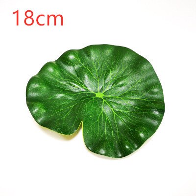 Kunstmatige Lotus Waterlelie Drijvende Bloem Vijver Tank Plant Blad Ornament Thuis Bruiloft Vijver Pool Decoratie: 14
