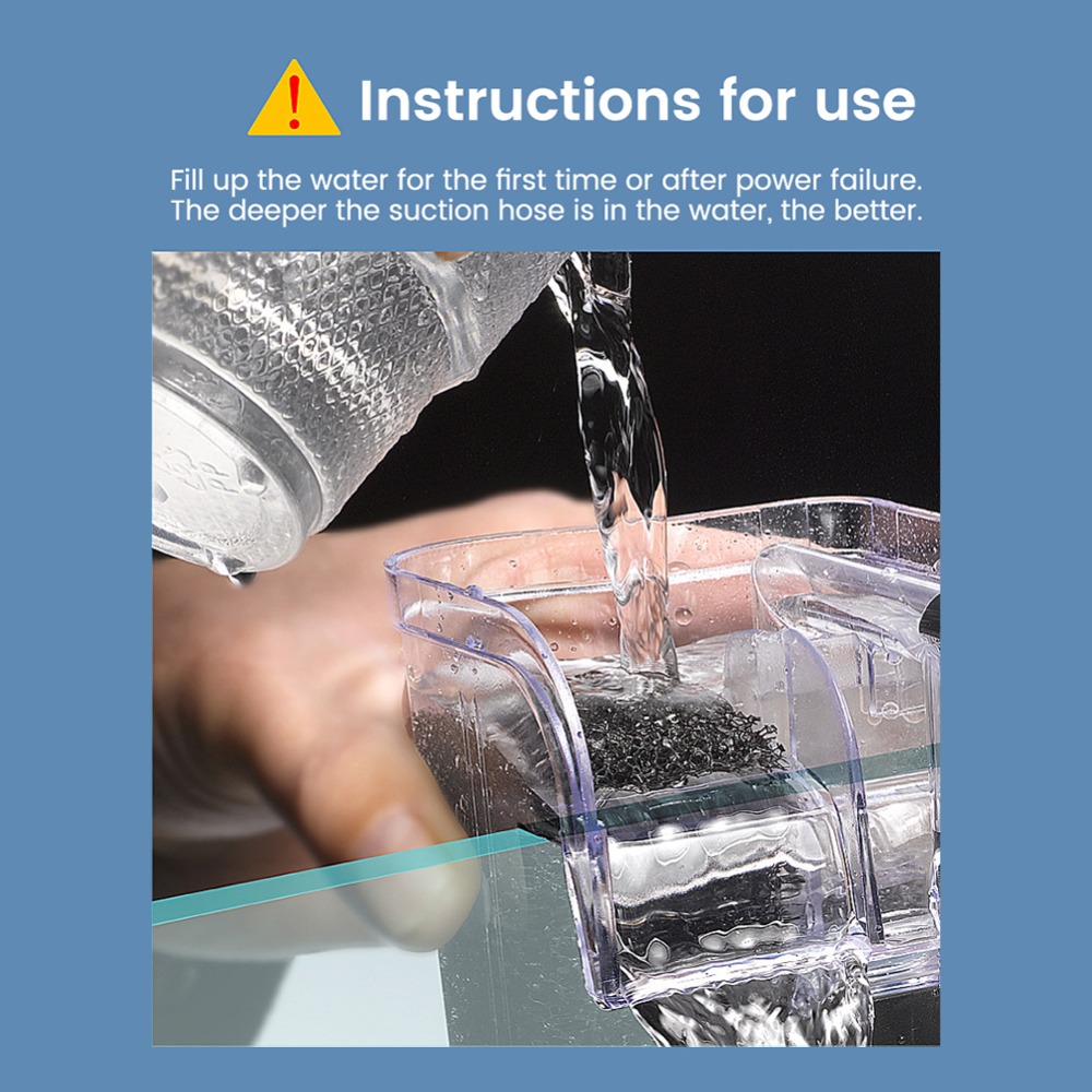 Filter Aquarium External Filter Pump External Box Filter Hanging Fish Tank Filter Fish Turtle Tank Filter Filtration Equipment