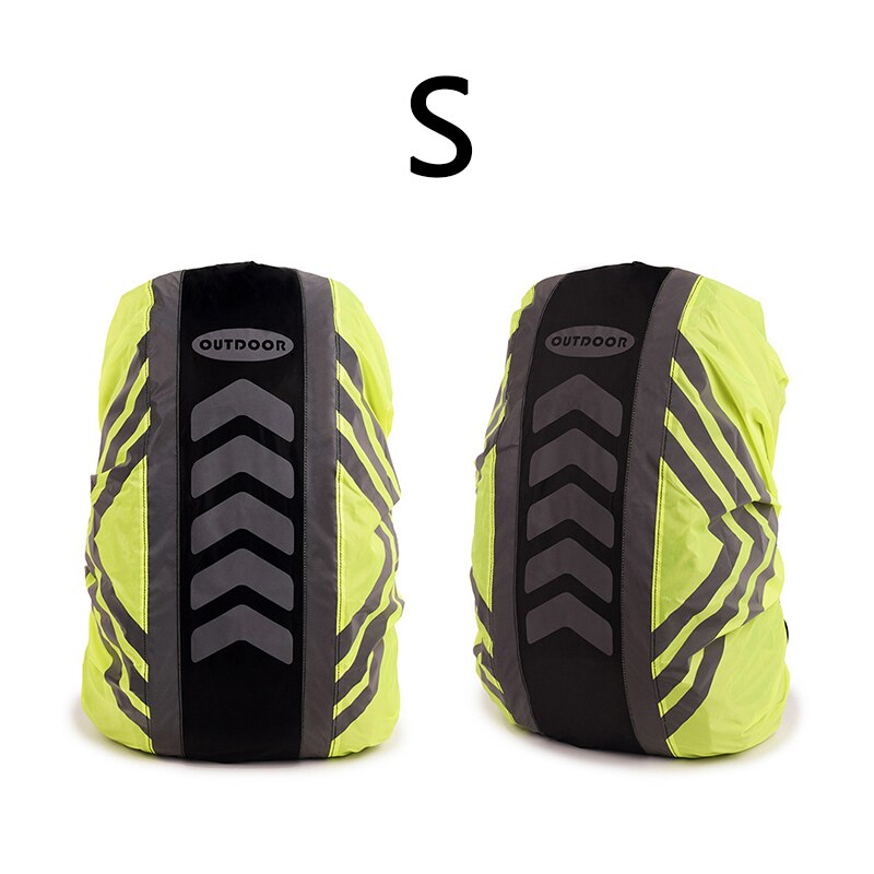 Reflective 20-55L Waterproof Bag Rain Cover Backpack Cover Outdoor Travel Camping Dustproof Rainproof Covers Cycling Backpack: B1 S