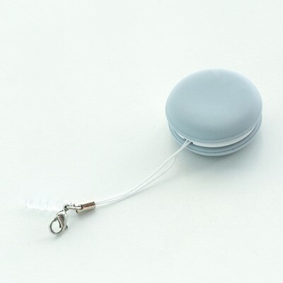 Paño de limpieza con forma de Macaron, paño de limpieza romántico de Color caramelo para pantalla de teléfono móvil, gafas SLR, Herramientas de limpieza multifunción: Azul