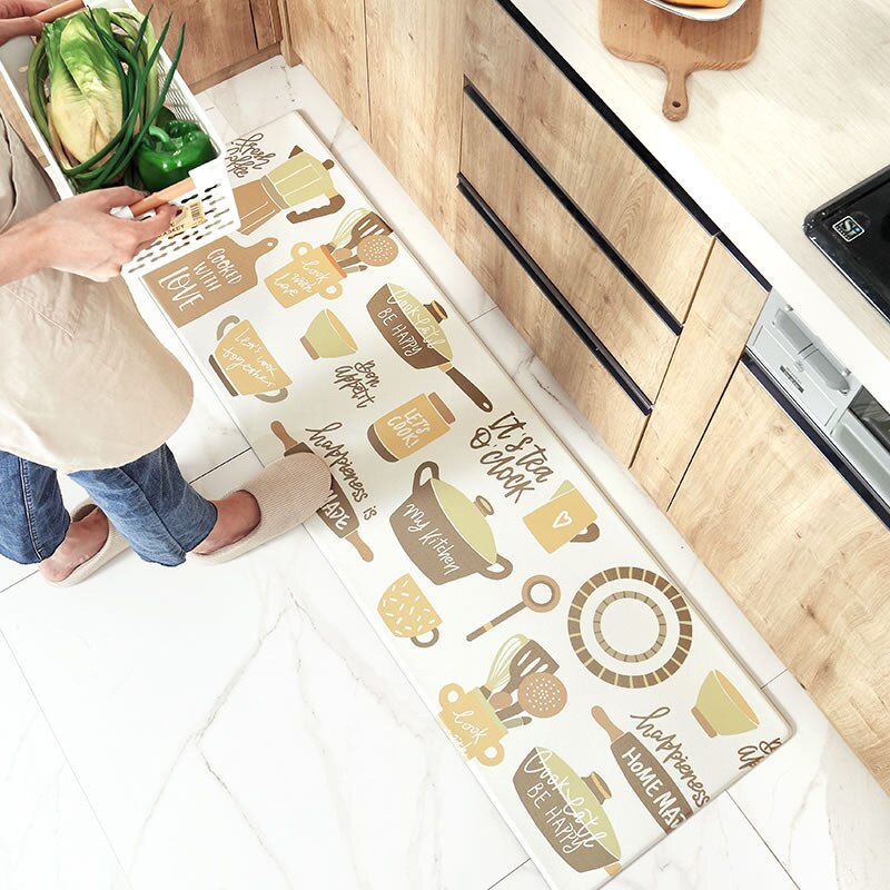 Keuken Mat Bad Tapijt Vloermat Antislip Waterdichte Huis Ingang Deurmat Badkamer Tapijt Woonkamer Decoratieve Slaapkamer Tapijten