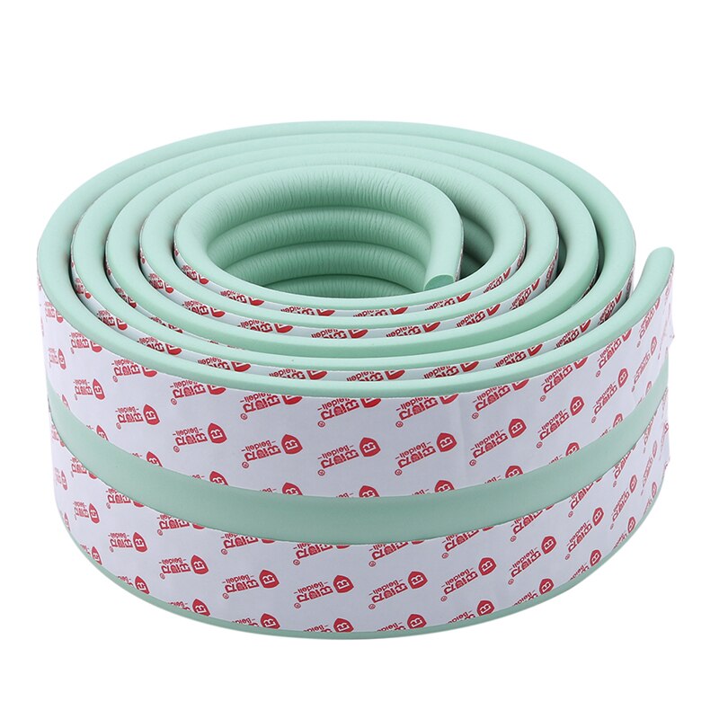 Children Safety Protection Strip Table Desk Edge Guard Strip Corner Protector Furniture Corners Baby Safety Rubber Protection: light green