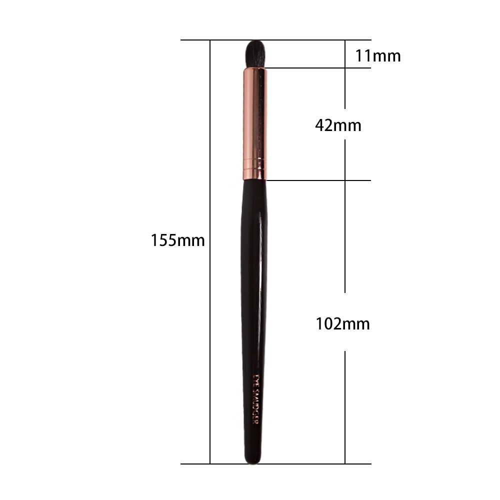 CT-pincel para difuminar ojos, brocha de alta gama, pelo de ardilla mezclado, sombra de ojos puntiaguda, brocha de maquillaje
