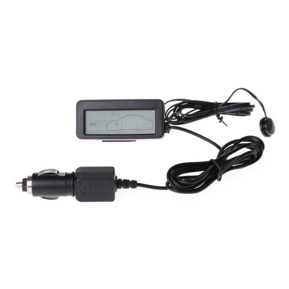 LCD Backlight Digital Thermometer Temperature Auto Meter DC Car Gauge 12V Q3O4: Default Title