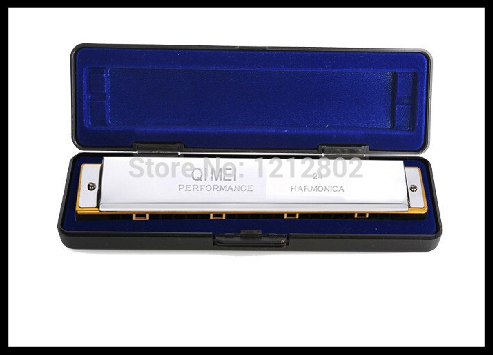 harmonica 24 holes c tone performance accent harmonica