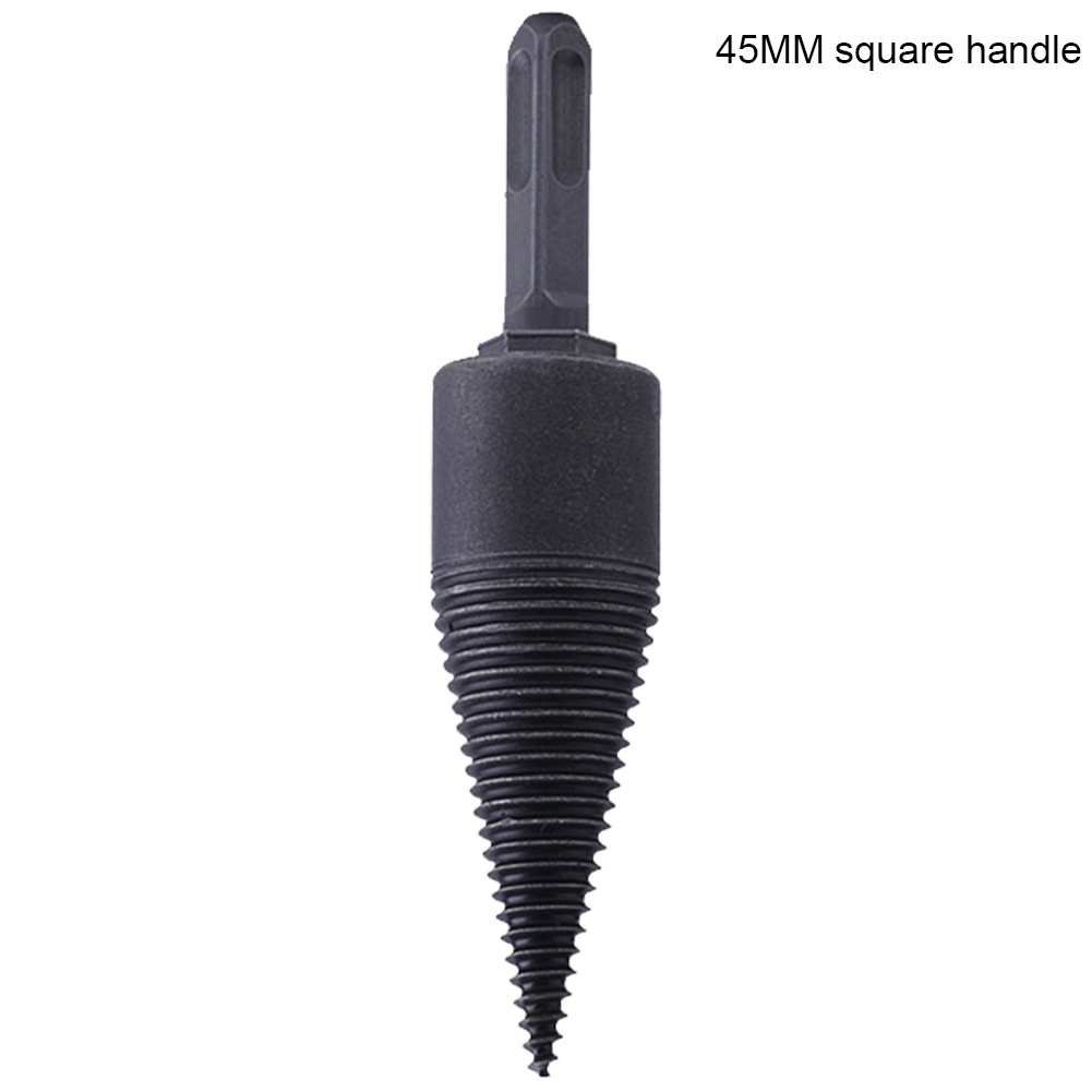 Hexagonal/Square/Round Shank Firewood Drill Bit Chop Wood Splitter Screw Splitting Reamer Tool