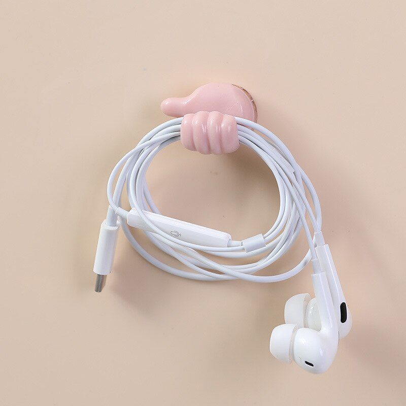 1 Paar Thumbs Up Vorm Sleutelhanger Muur Haken Verwijderbare Clip Gewassen Houder 3D Anime Muurstickers Deur Thuis decor Haak Koopje