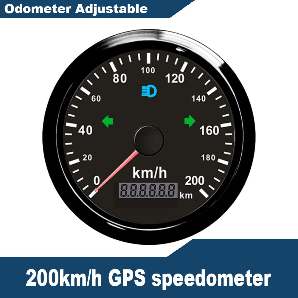ELING – compteur de vitesse GPS étanche, 85mm, 125 – Grandado