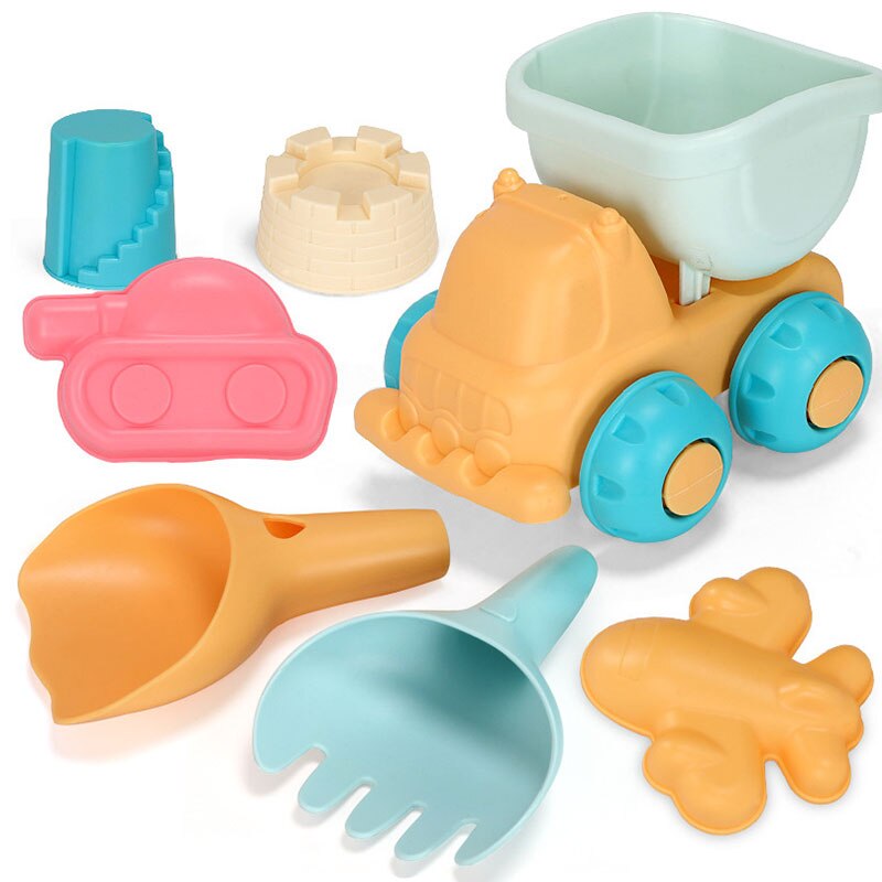 Giocattoli per bambini Soft Beach giocattoli castello modello sabbia pala secchio per giocare nella sabbia protezione ambientale giocattoli d&#39;acqua dolce