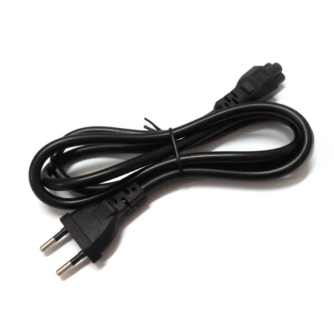 Netzkabel EU 2Stift zu IEC 320 C5 3Stift Micky Kabel fr Notizbuch 1,2 Meter lange