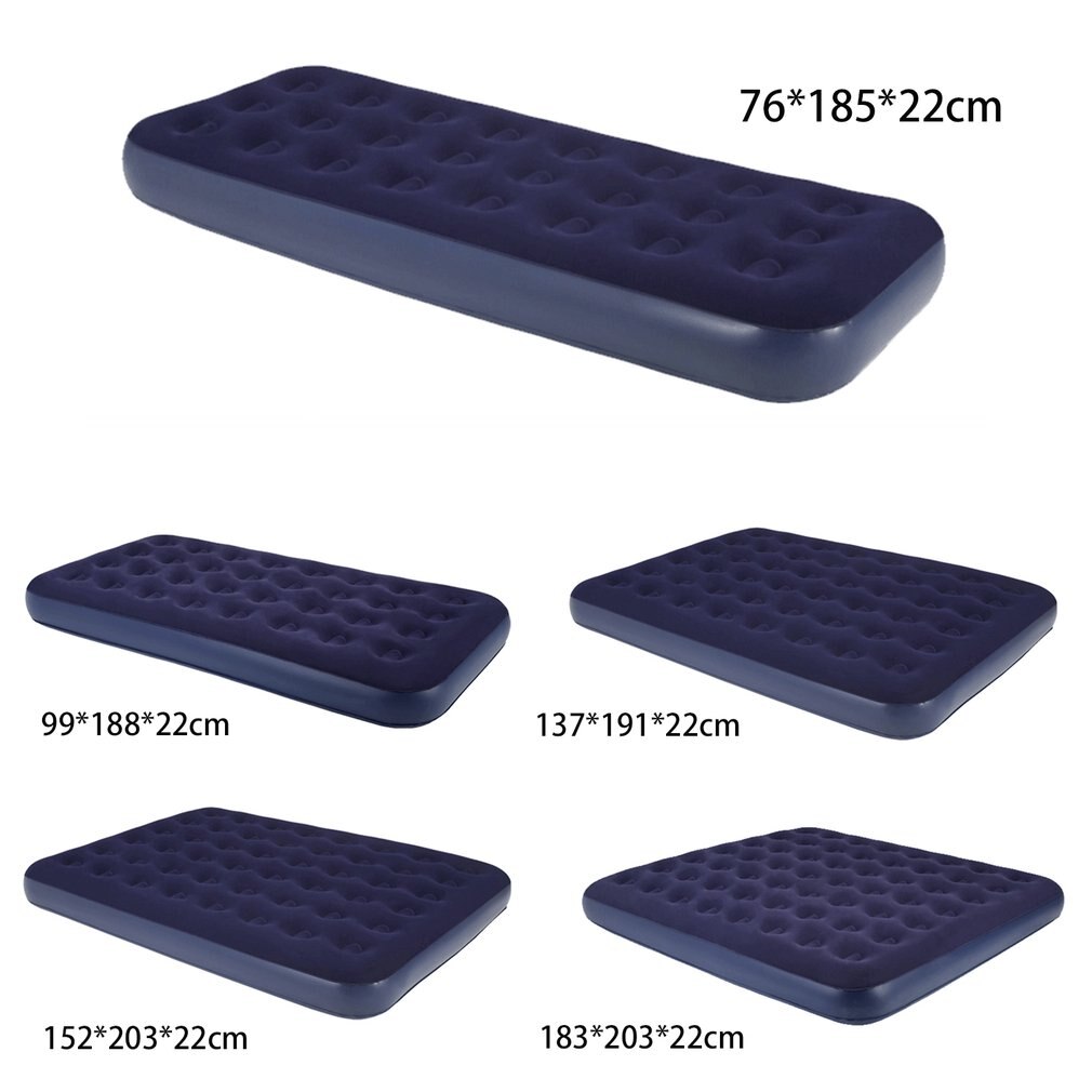 Foldable Outdoor Inflatable Bed Honeycomb Bed Camping Sleeping Air Mattress Mat Indoor Lazy Lay Bed Folding Inflatable Pad