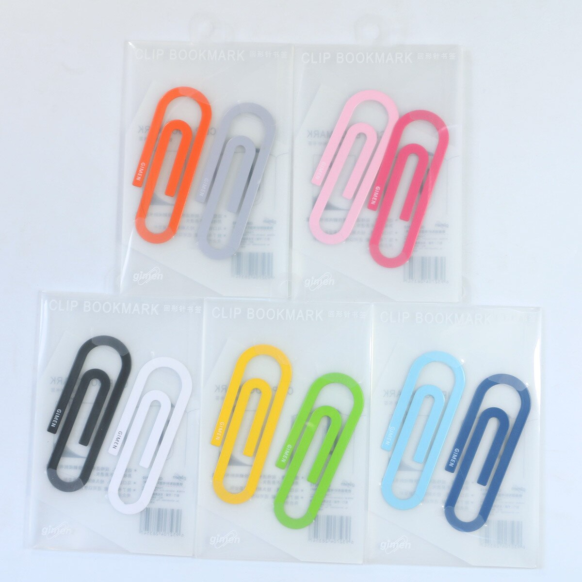 2pcs/pack Multicolor Paperclips Metal Paper Clips For School Office Supplies