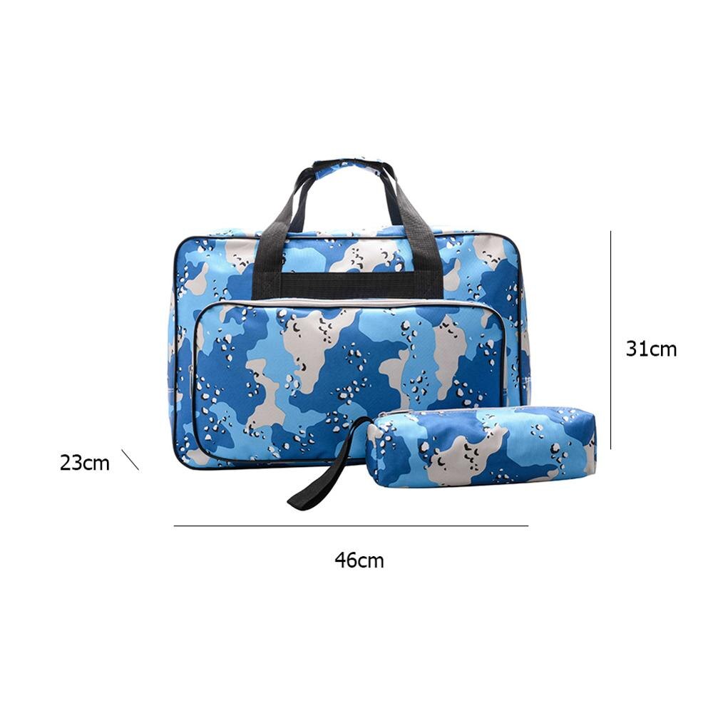 Viagem portátil armazenamento bolsa ferramenta sacos de bagagem bolsas durante a noite sacos de fim de semana unisex grande capacidade máquina costura