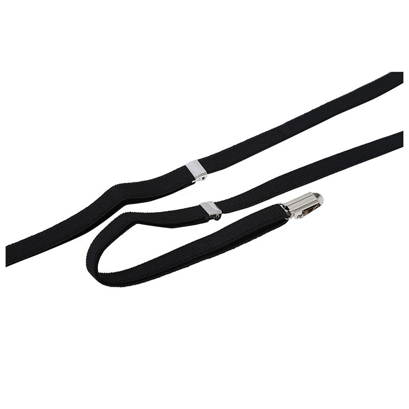 Sort y tilbage elastisk selerem bukser seler justerbar til dame