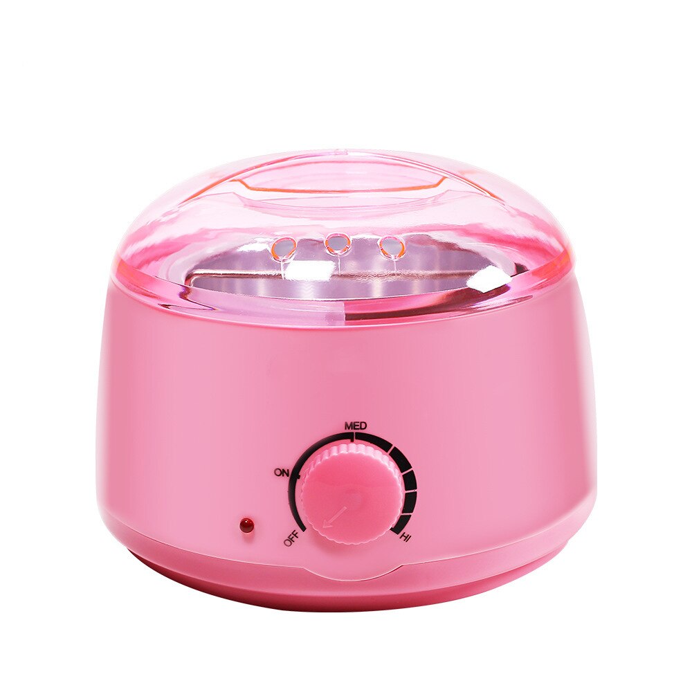 Máquina Eléctrica multifunción de depilación cera-derretimiento calentador belleza enfermería inmersión olla depilatoria hogar Fusión Rápida granos de cera: Rosa / Enchufe europeo