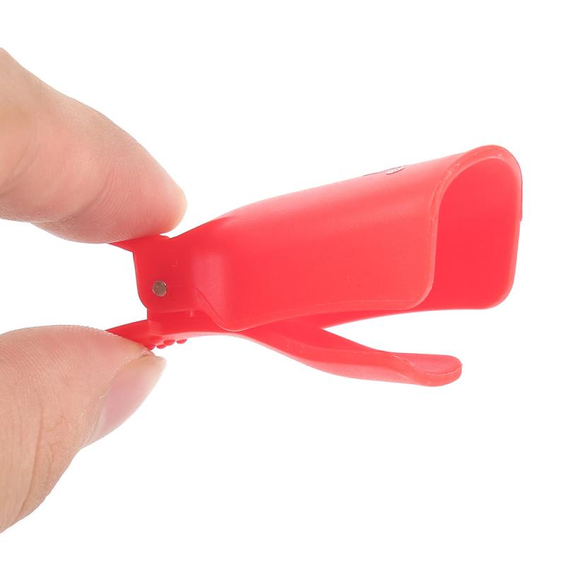 10 stk. plastik negle iblødsætning hætteklips uv gel lakfjerner wrap værktøj neglekunst tips neglelakfjerner klips manicure værktøj