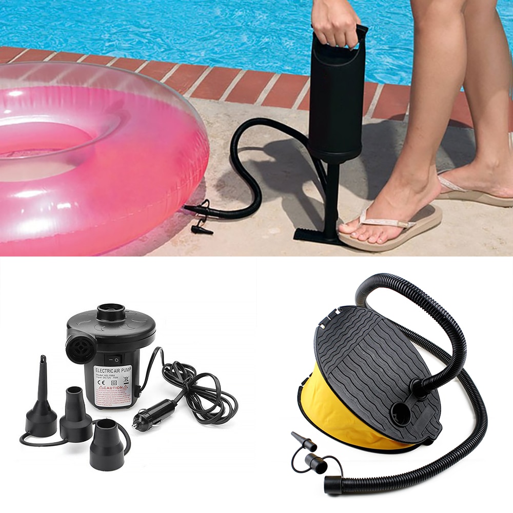 Foot Pump Toy Air pump Portable Foot Air pump Inflatable Accessories Mattress Boat Car Auto Air Inflatable Pump Camping Inflator