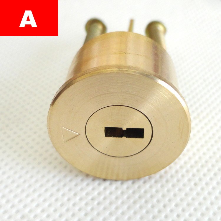 Beveiligingsslot koper/vervang slotcilinder, anti-diefstal ijzeren poort, houten deuren, oude buitendeur, slotaccessoires,: A