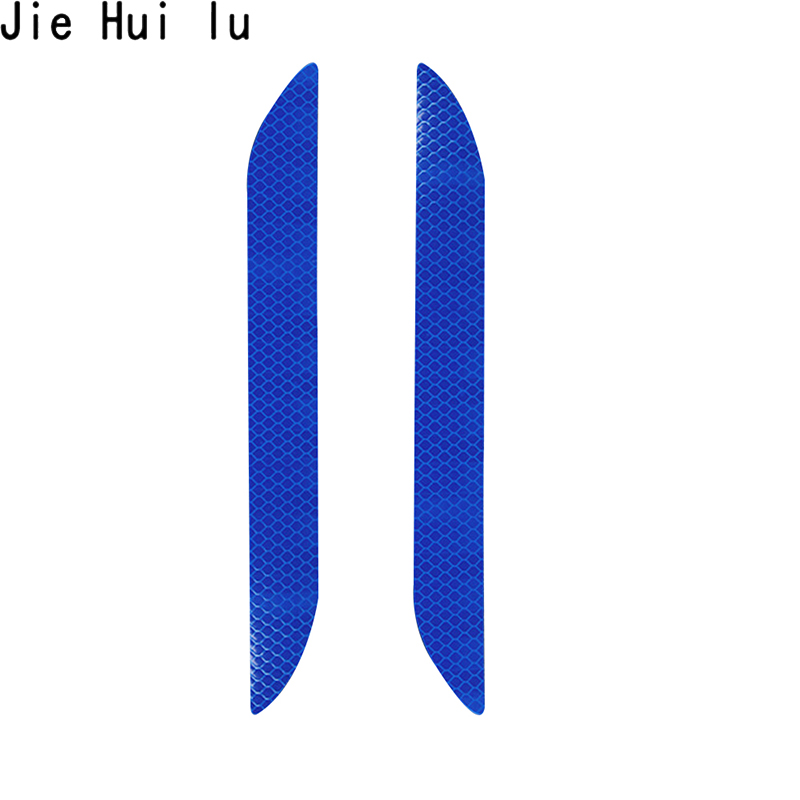 Car Reflector Sticker Car Exterior Accessories Adhesive Bumper Reflective Tape Reflex Exterior Warning Strip Protect Car Body