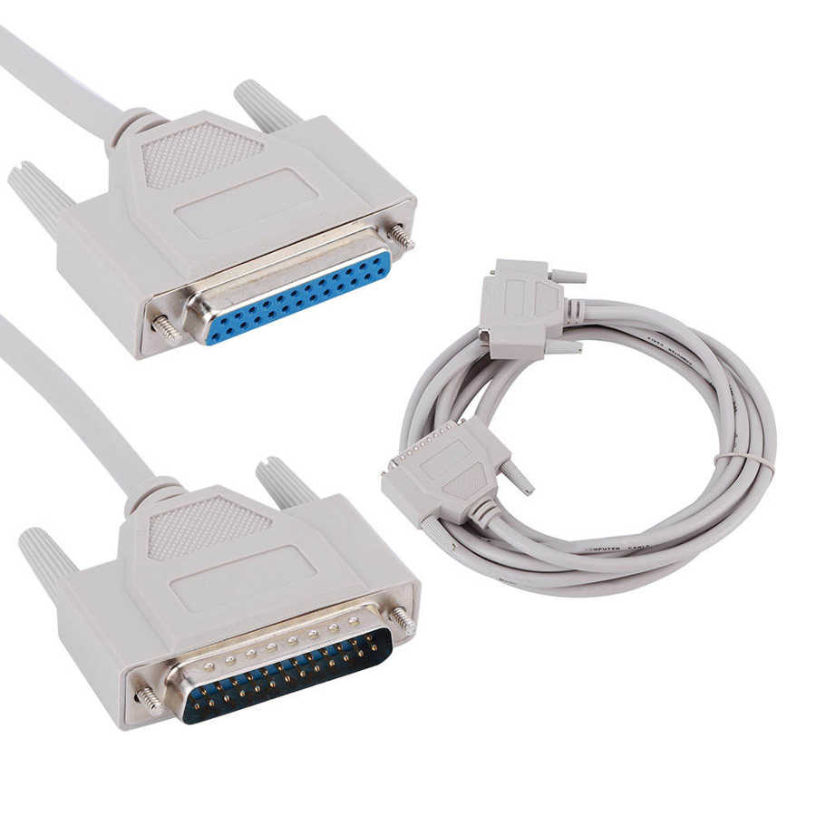 Electric Meter 4.5m/14.8ft Parallel Extension Cable 25 Pin DB9 Male to Female for Mach3 Engraving Machine Digital Wattmeter