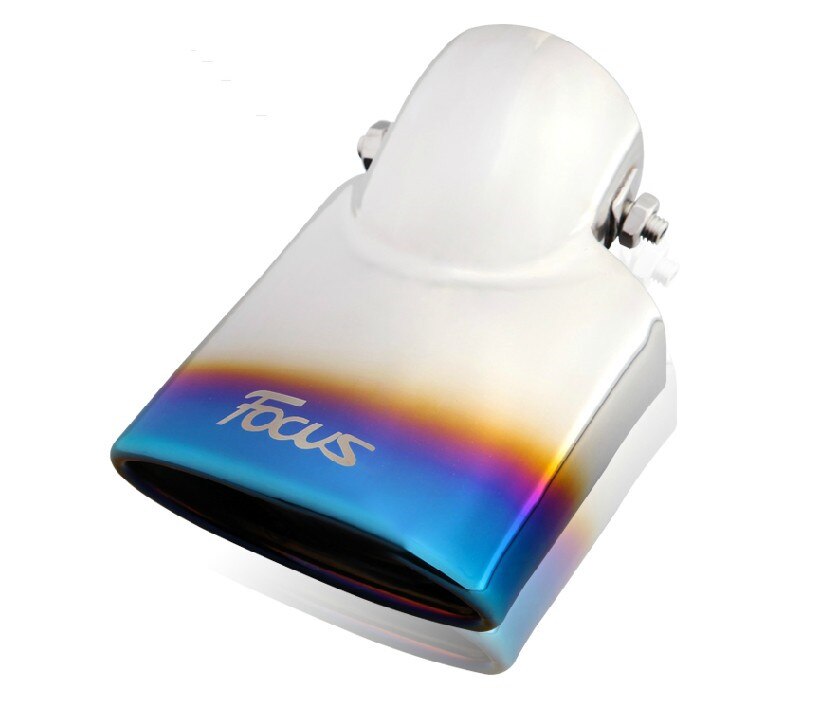 Suitable for Ford focus blue tail throat stainless steel exhaust pipe fox modified special decoration: C