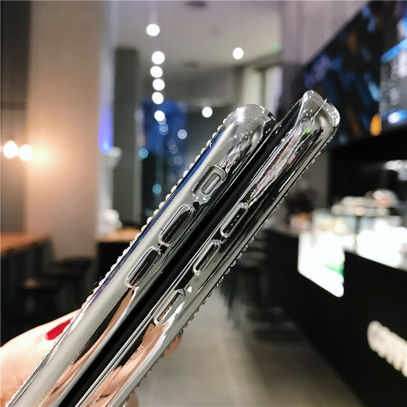 P20 P30 P40 Pro Lite funda de lujo completa diamante Bling cubierta trasera suave para Huawei Mate 30 20 Pro Nova 5T Enchapado Diamante de imitación Etui