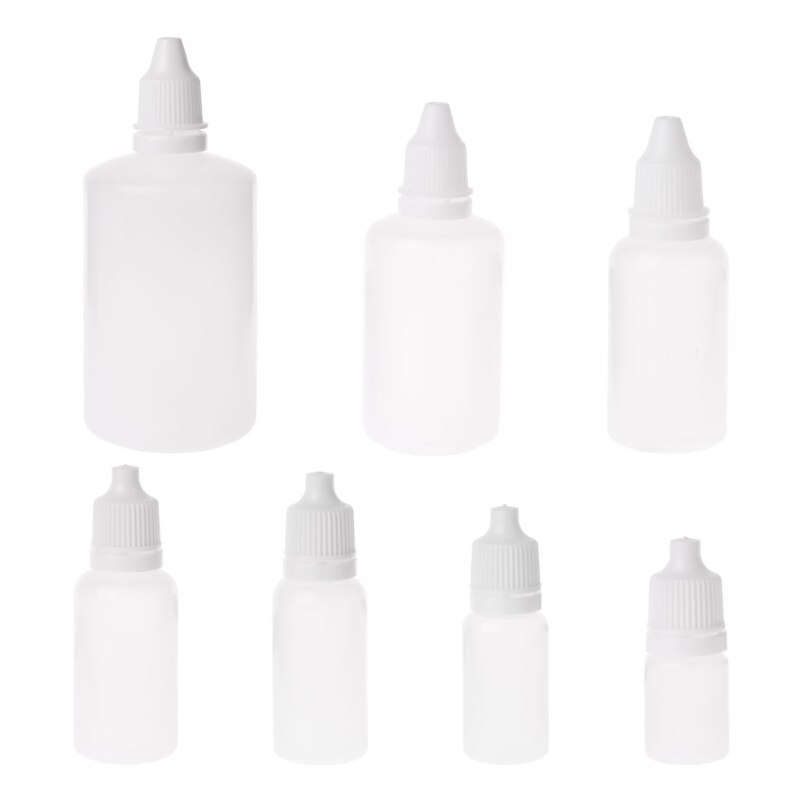 5-100Ml Lege Plastic Squeezable Dropper Flessen Eye Liquid Dropper Container K9FA