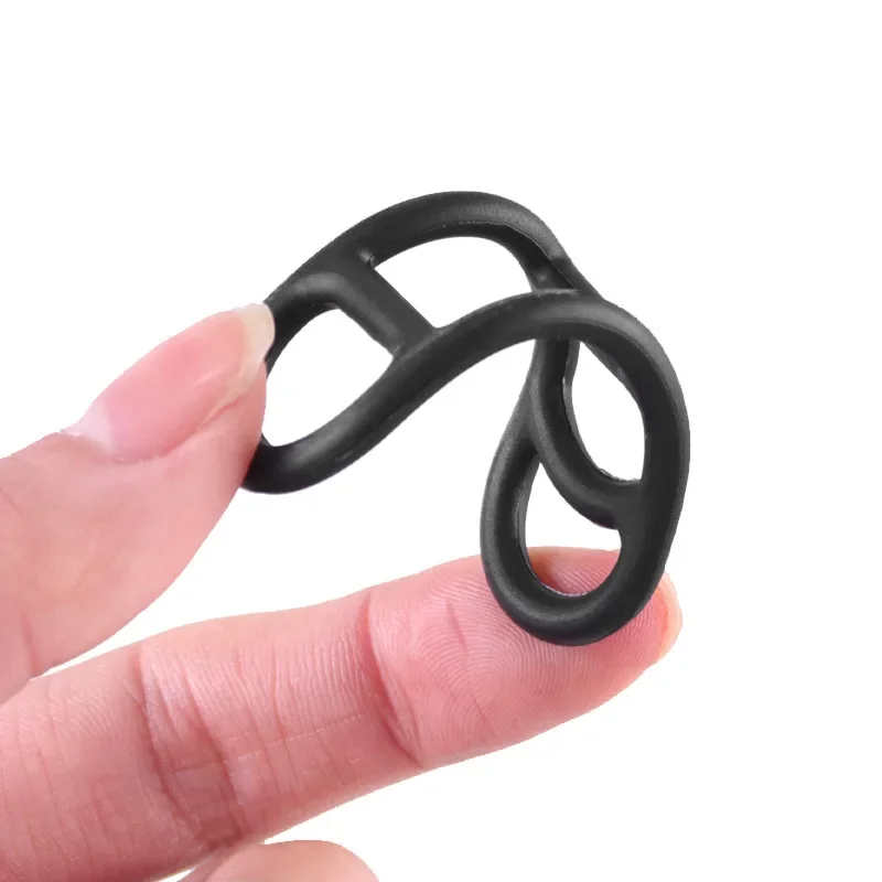 Fahrrad Silikon halterung Band Fahrrad Scheinwerfer Rück leuchte Lenker LED Taschenlampe halter Teile installieren elastische Licht riemen Zubehör