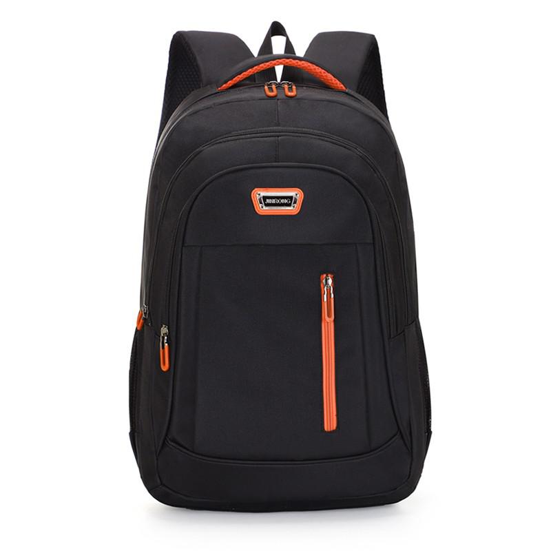 Udendørs rejse rygsæk mænd laptop taske forretningsrejse rygsæk college skoletaske til teenager drenge mochila rugzak: Orange