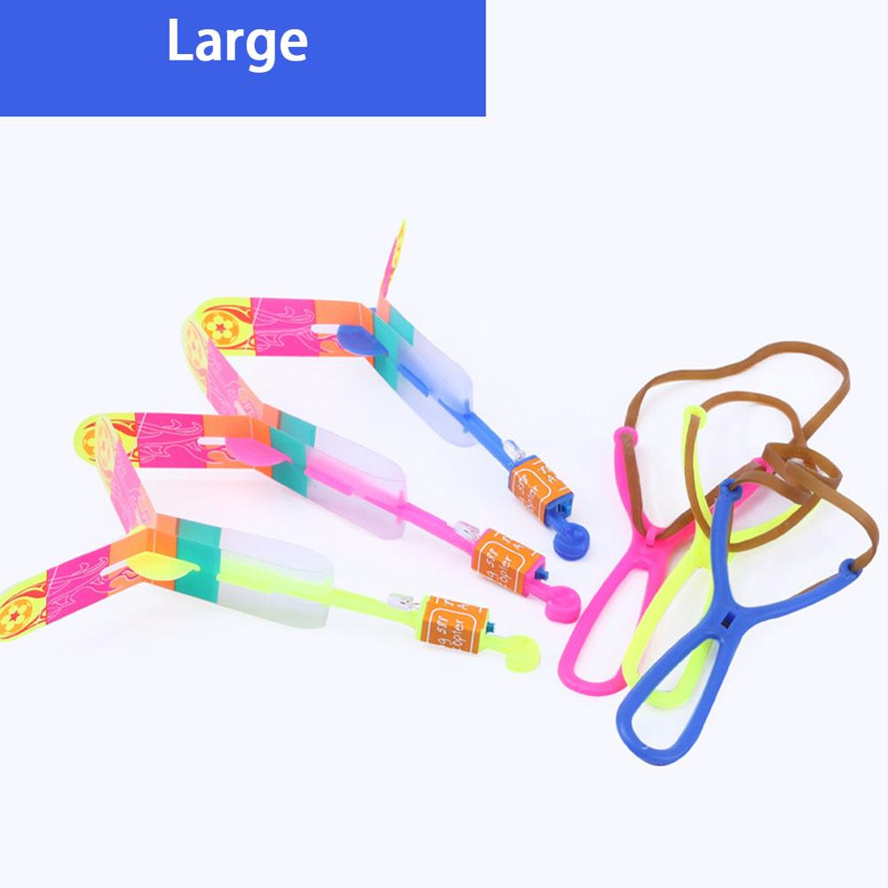 3 teile/los blau verrotten licht-emittierende kleine und große schleuder Blitz Pfeile Gebühr: Gelb
