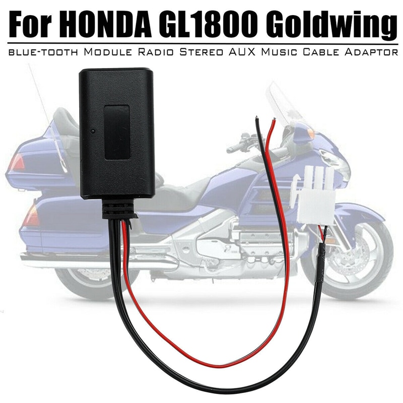 Bluetooth Module Radio Stereo Aux Muziek Kabel Adapter Voor Honda GL1800 Goldwing